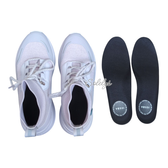 Vessi Stormburst High Womens 9 Dusk Purple Waterproof Knit Dyma-Tex Sneaker Boot - Picture 7 of 11